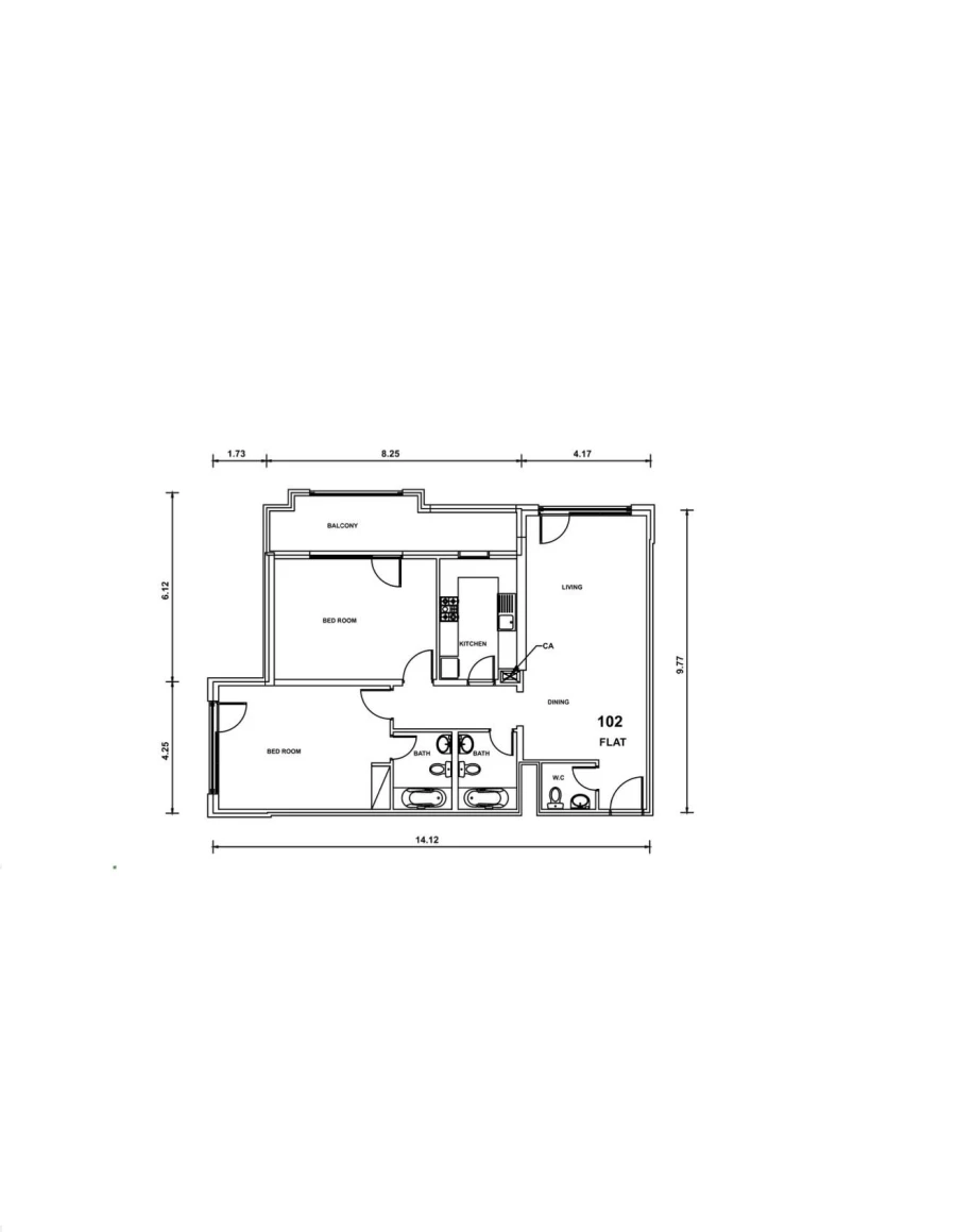 2 BR — 2 Bedroom