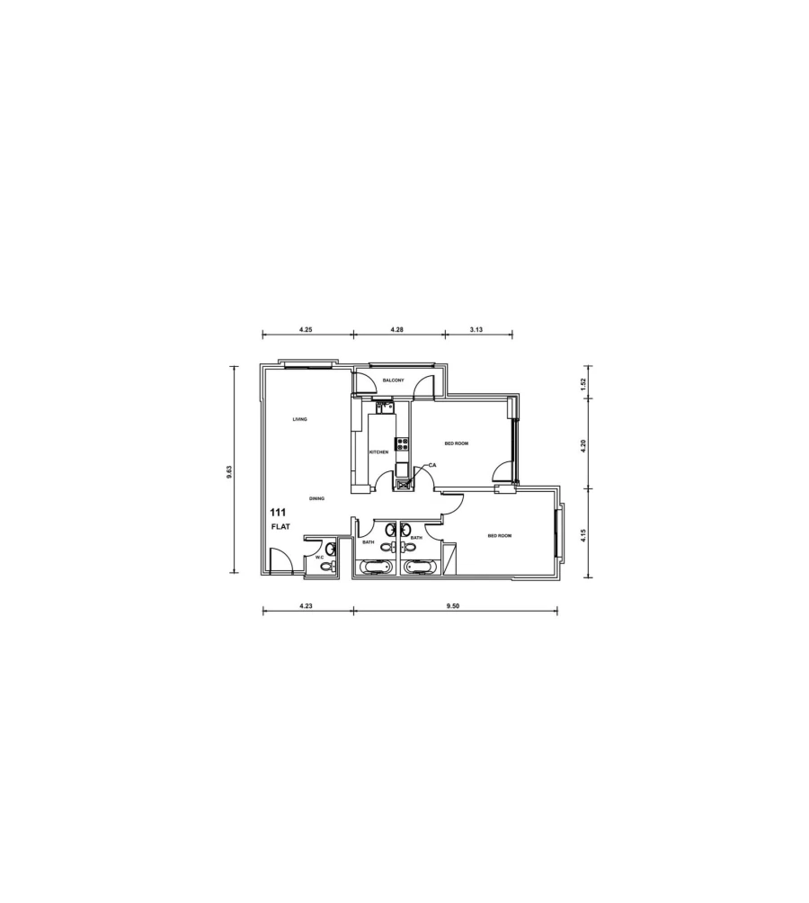 2 BR — 2 Bedroom