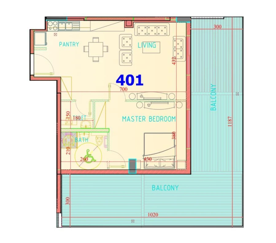 1 BR — 1 Bedroom