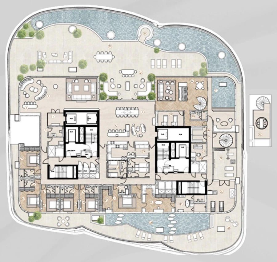 6 BR — Sky Palace Type A