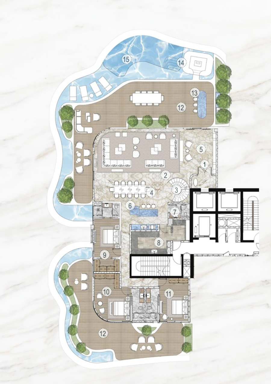 5 BR — 5 Bedroom Sky Villa Type A