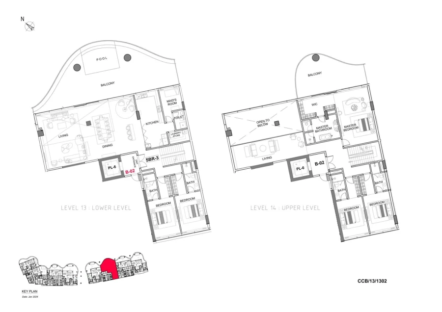 5 BR — 5 Bedroom Duplex
