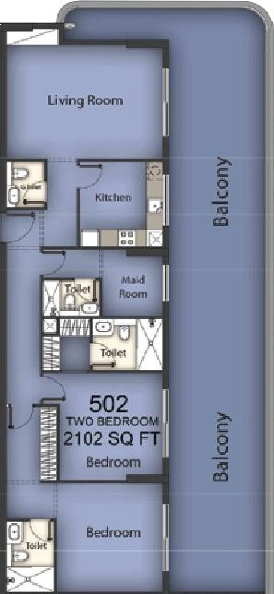 2 BR — 2 Bedroom