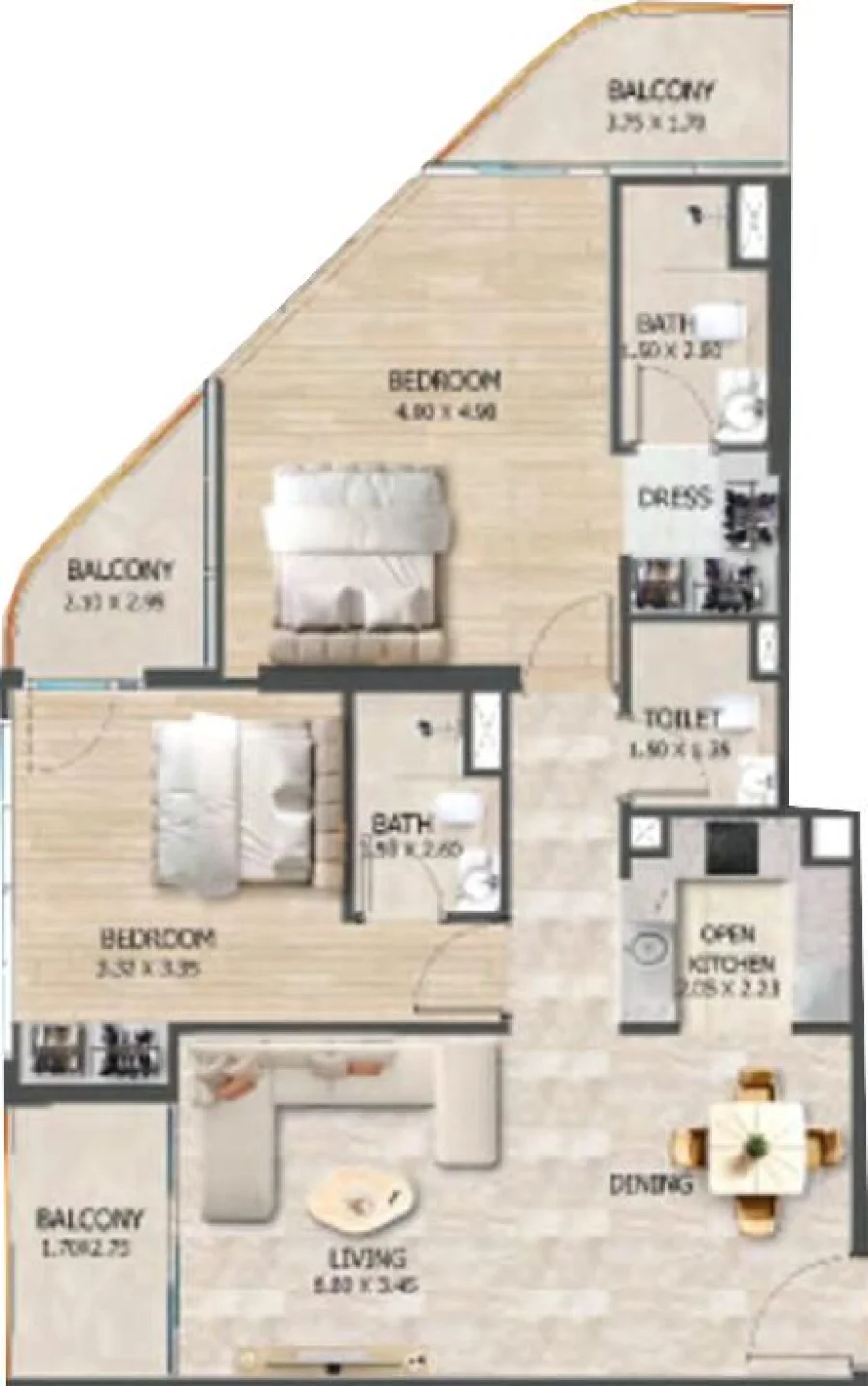 2 BR — 2 Bedroom