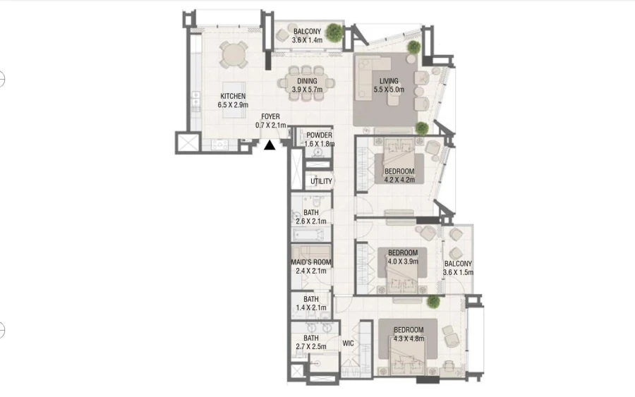 3 BR — 3 Bedroom Type 03