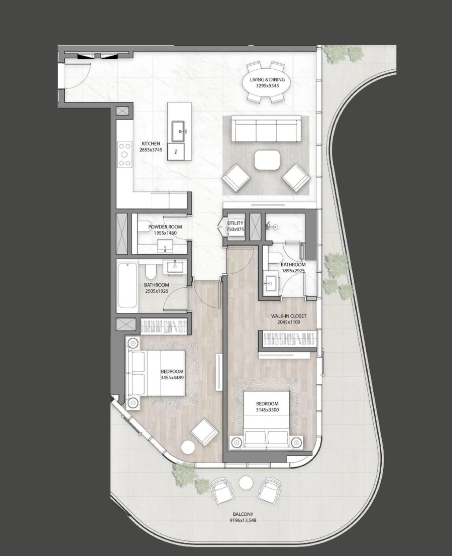 2 BR — 2 Bedroom Type 03