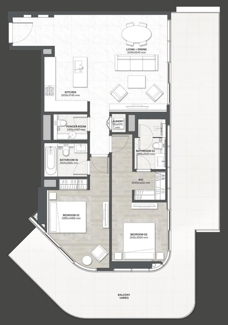 2 BR — 2 Bedroom Type 03