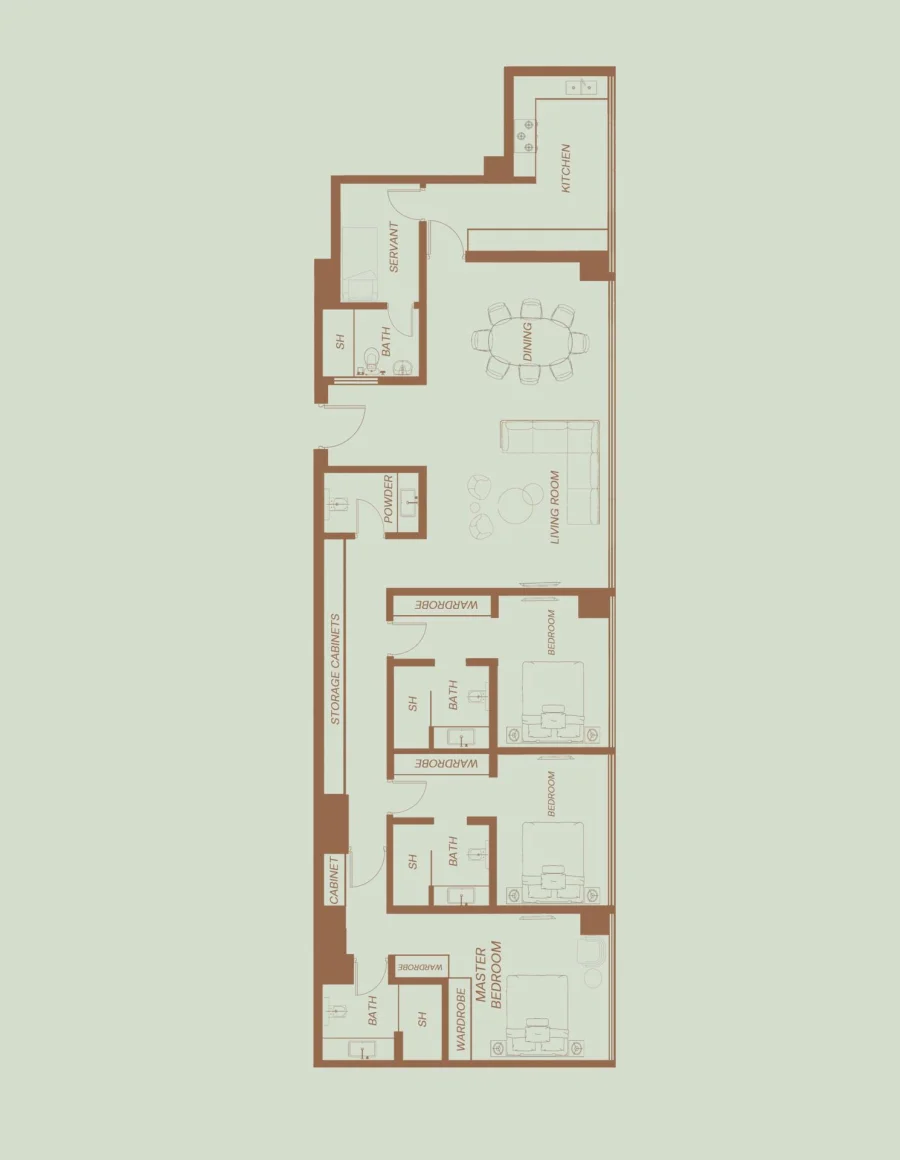 3 BR — 3 Bedroom