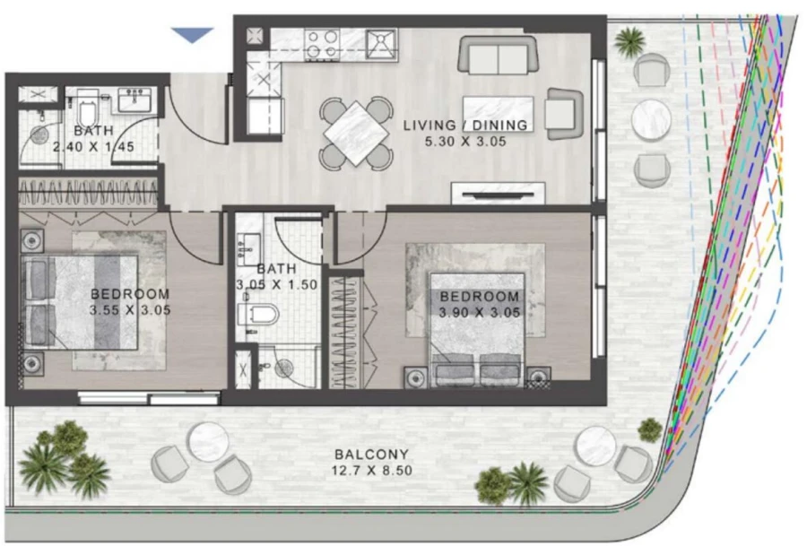 2 BR — 2 Bedroom