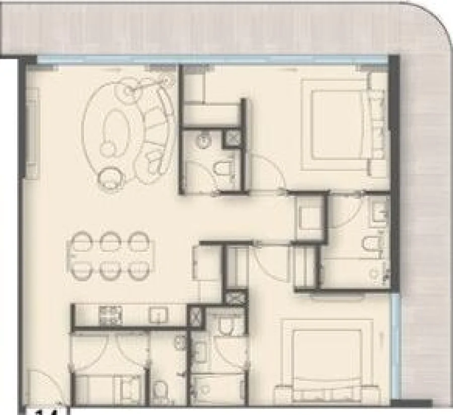 2 BR — 2 Bedroom