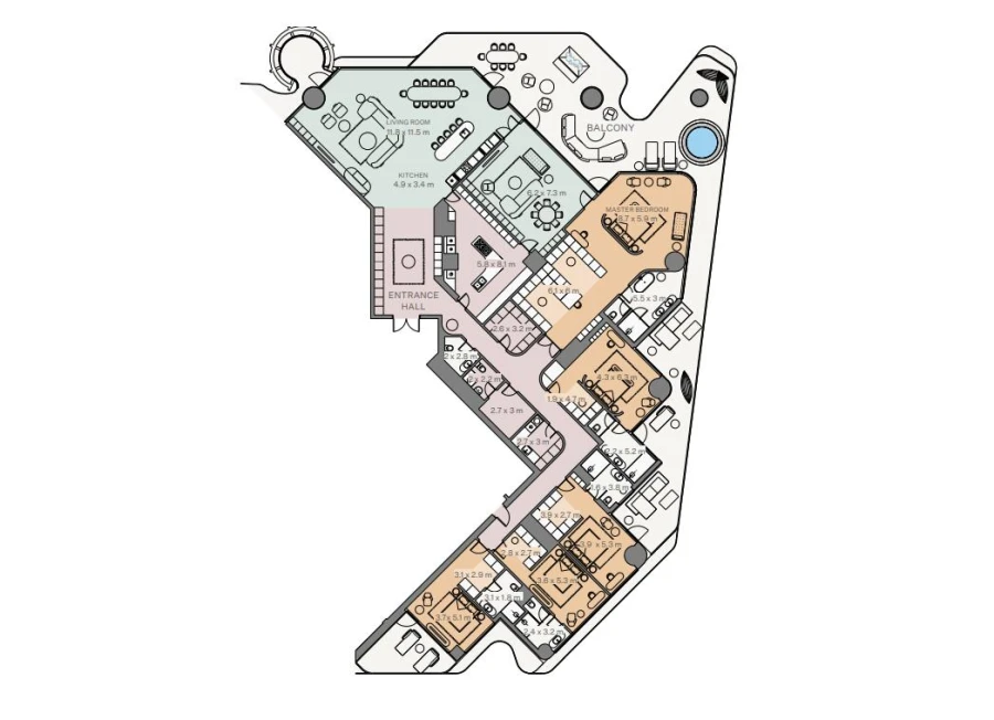 5 BR — 5 Bedroom I Type A