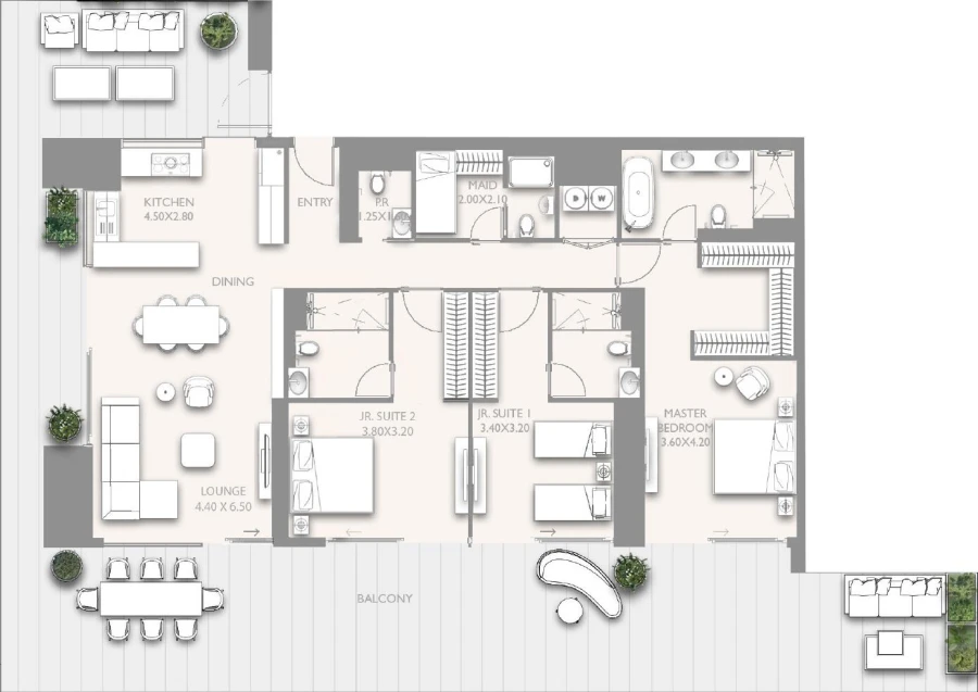 3 BR — 3 BR Type 9