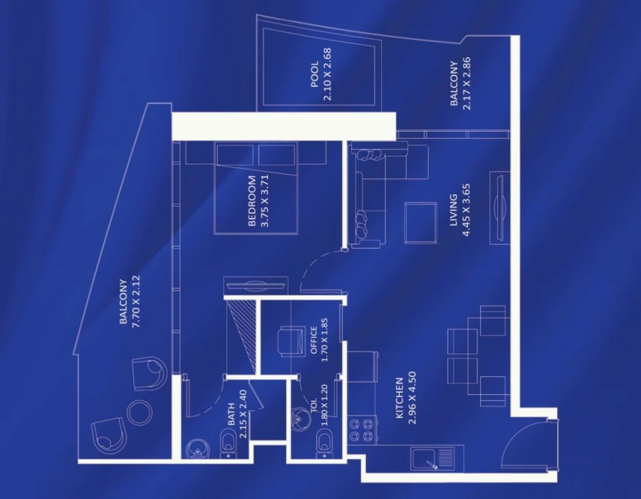 1 BR — PRESIDENTIAL SUITE