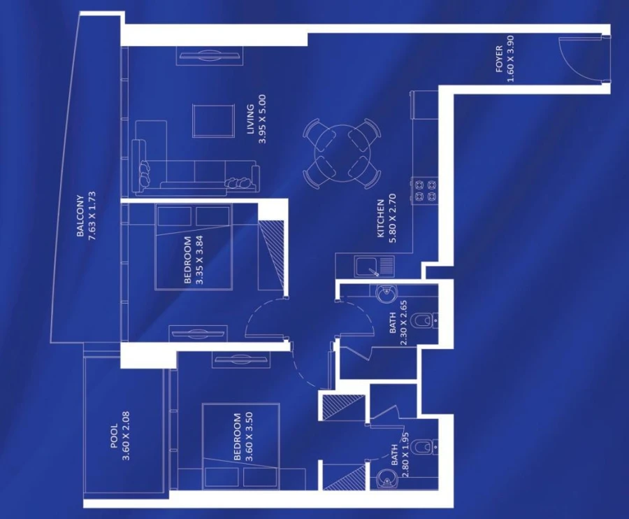 2 BR — 2 BEDROOM - TYPE A