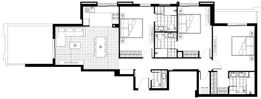 3 BR — Three Bedroom Type C