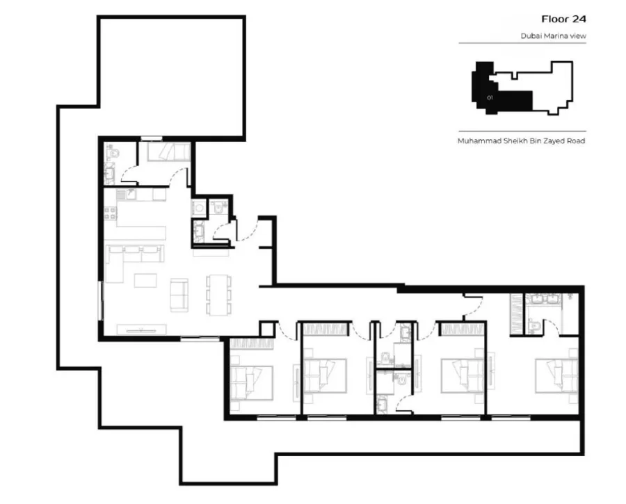 4 BR — 4 Bedroom