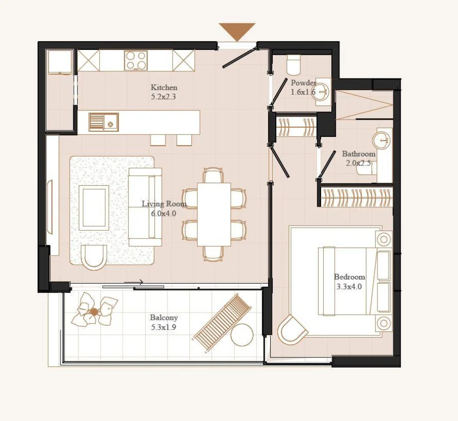 1 BR — 1 Bedroom