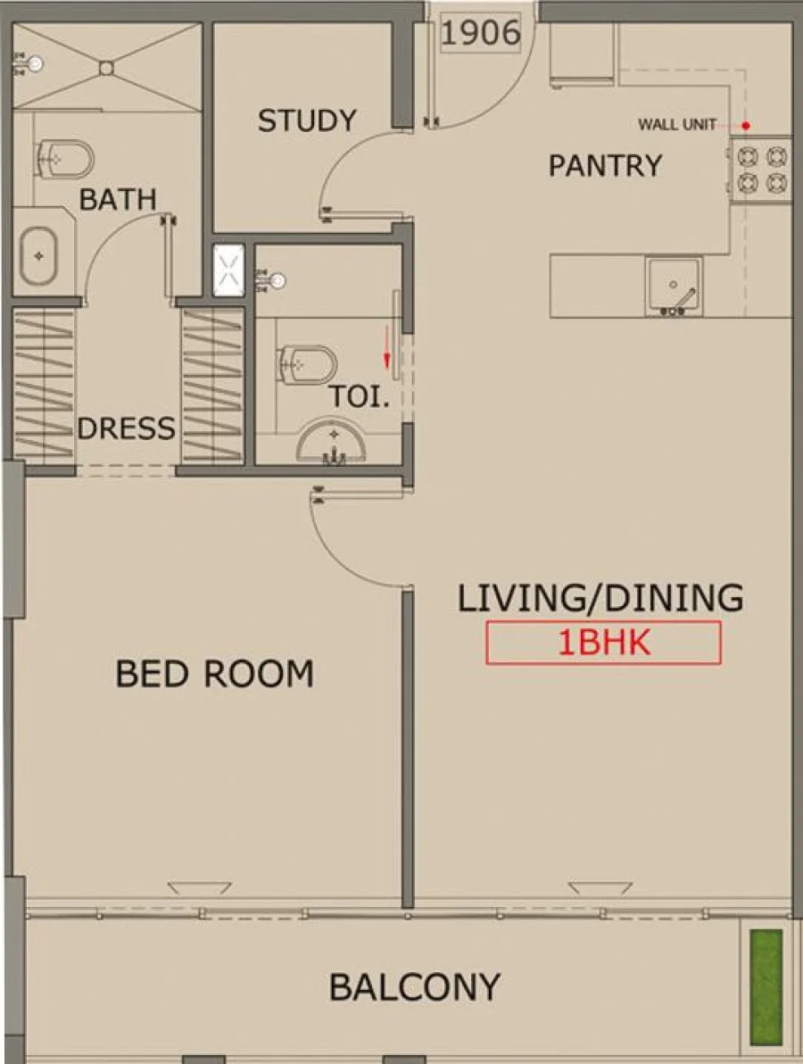 1 BR — 1 Bedroom