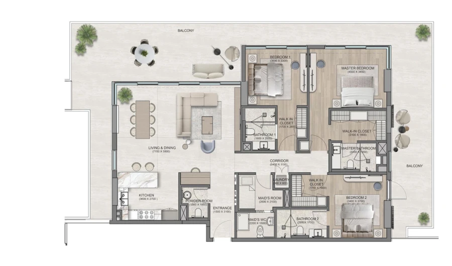 3 BR — 3 Bedroom - Type 4