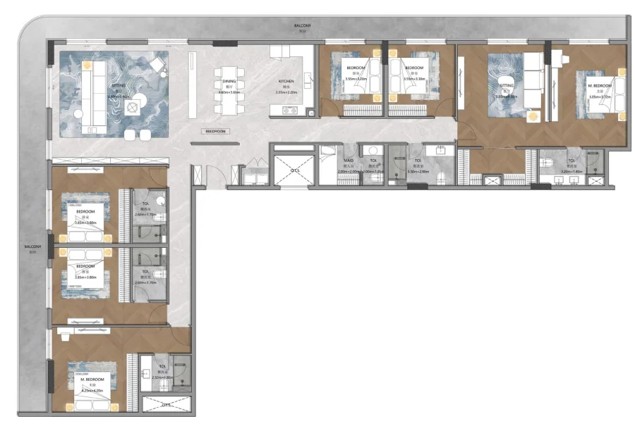6 BR — 6 Bedroom