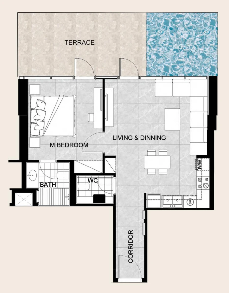 1 BR — 1 Bedroom