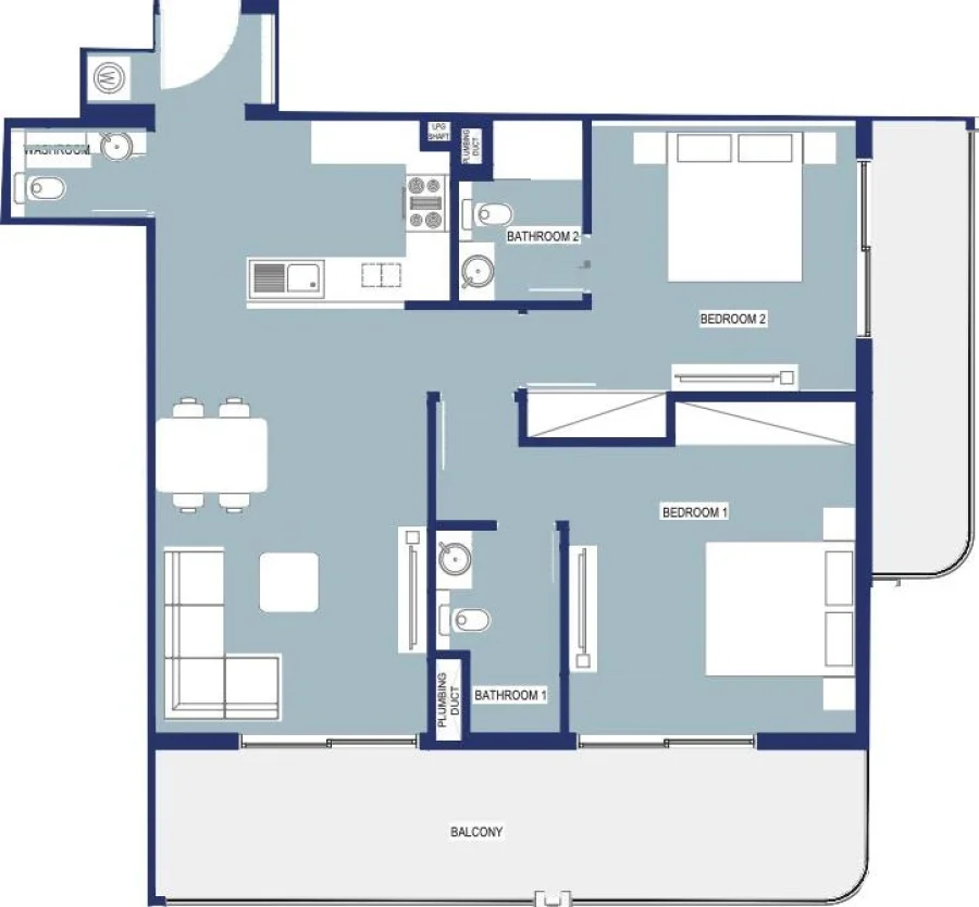 2 BR — 2 Bedroom