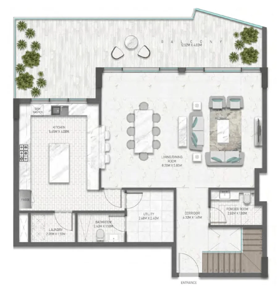 3 BR — 3 Bedroom Townhouse Type B2