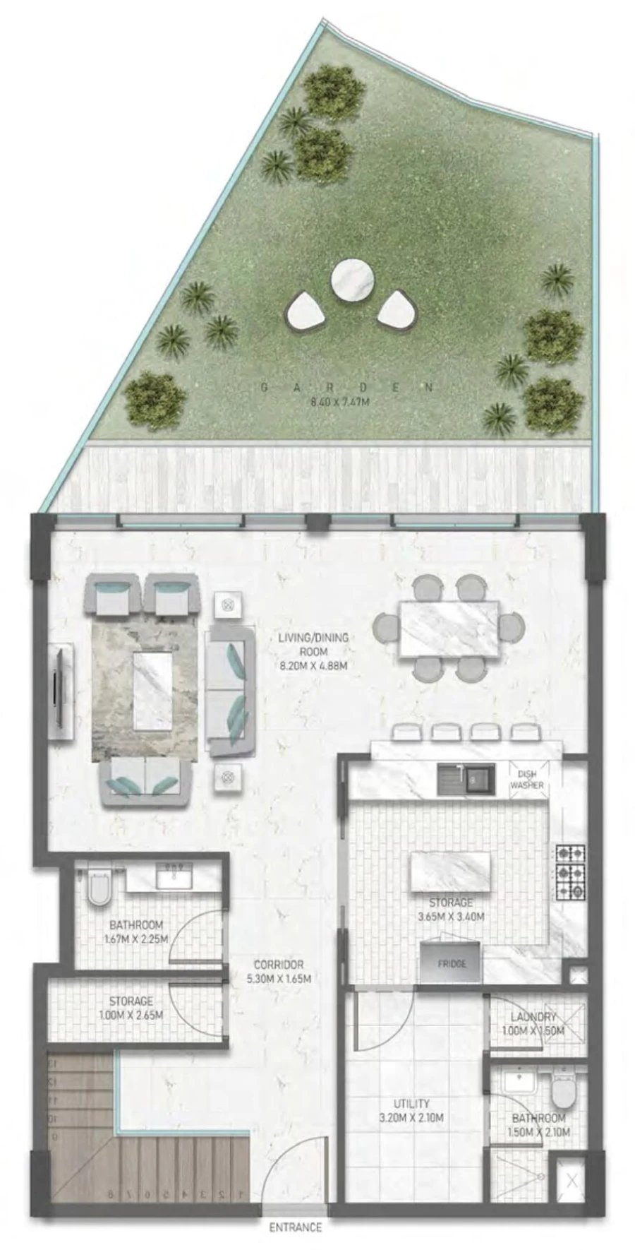 2 BR — 2 Bedroom Townhouse Type 5