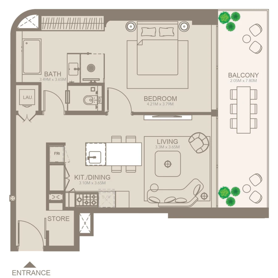 1 BR — 1 Bedroom Unit 08 Series