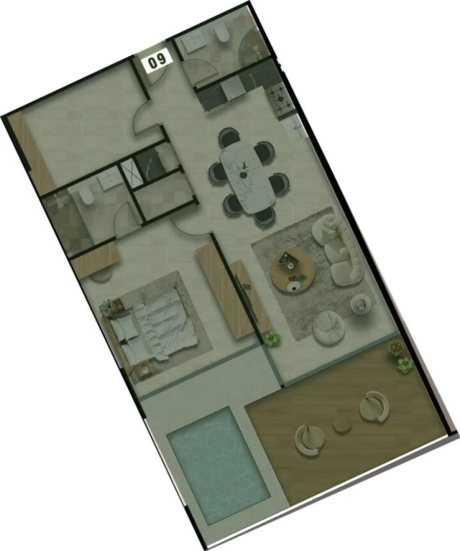 1 BR — 1 Bedroom
