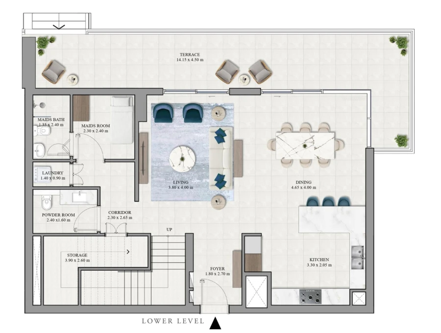 3 BR — 3 Bedroom Townhouse Type 1