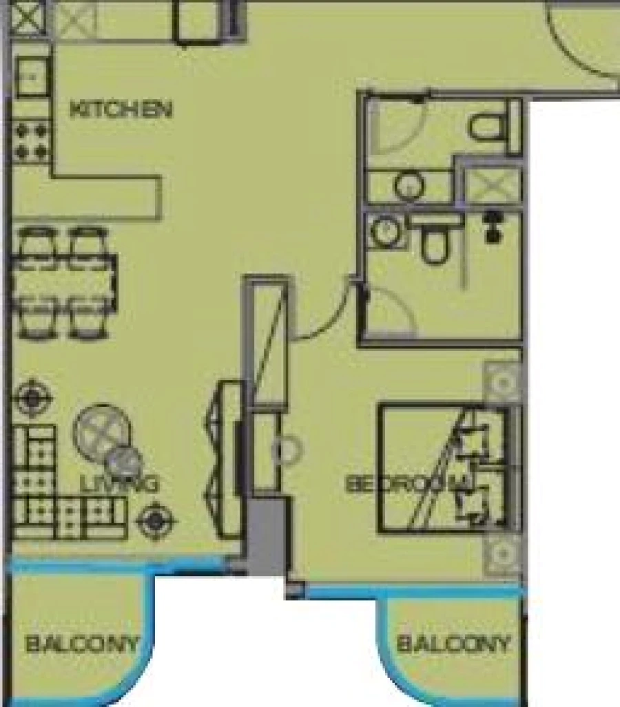 1 BR — 1 Bedroom