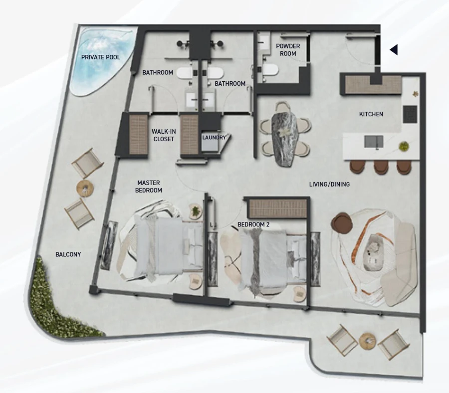 2 BR — 2 Bedroom Type 2
