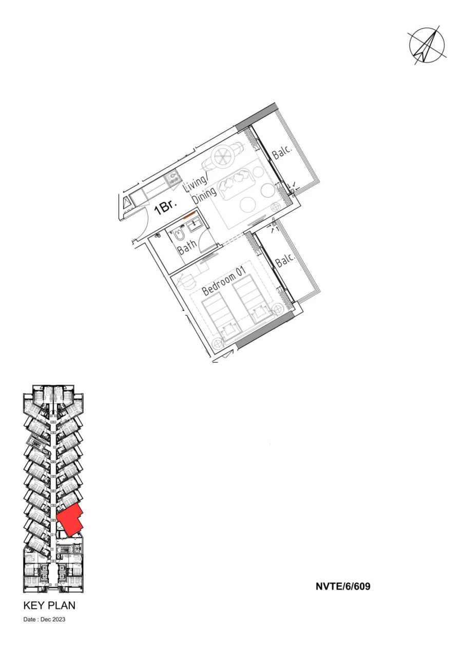 1 BR — 1 Bedroom