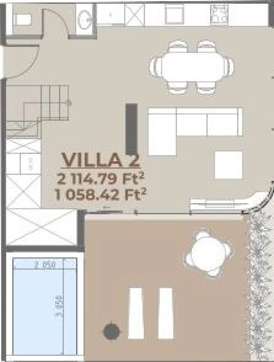 3 BR — Villa 2