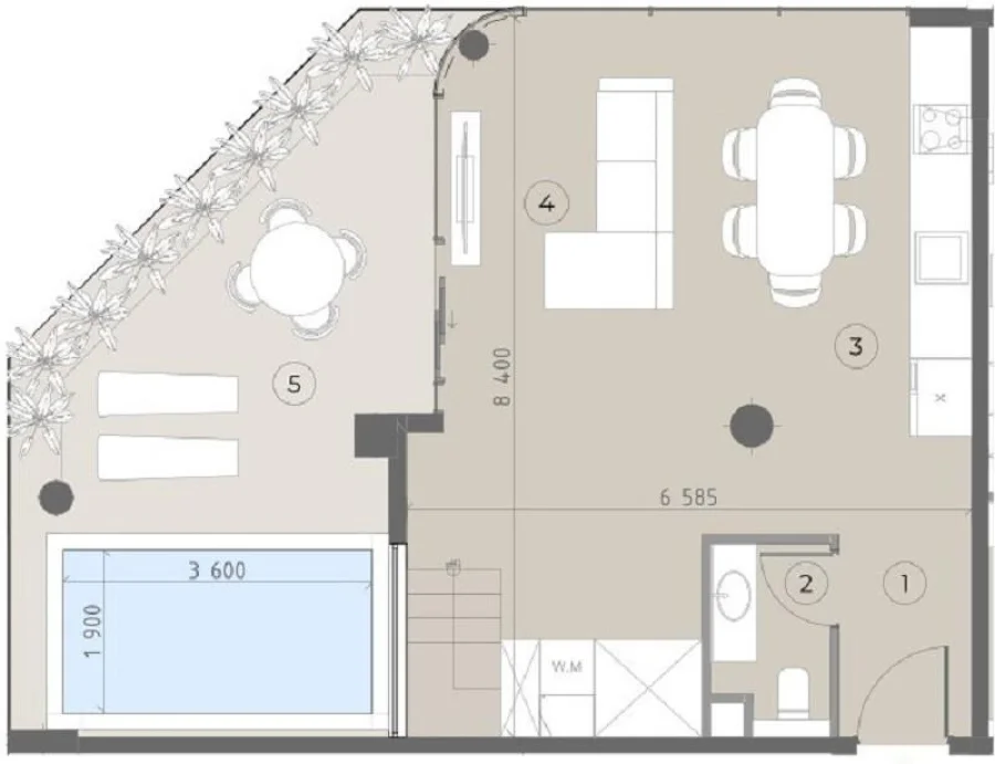 2 BR — 2 Bedroom Villa 1