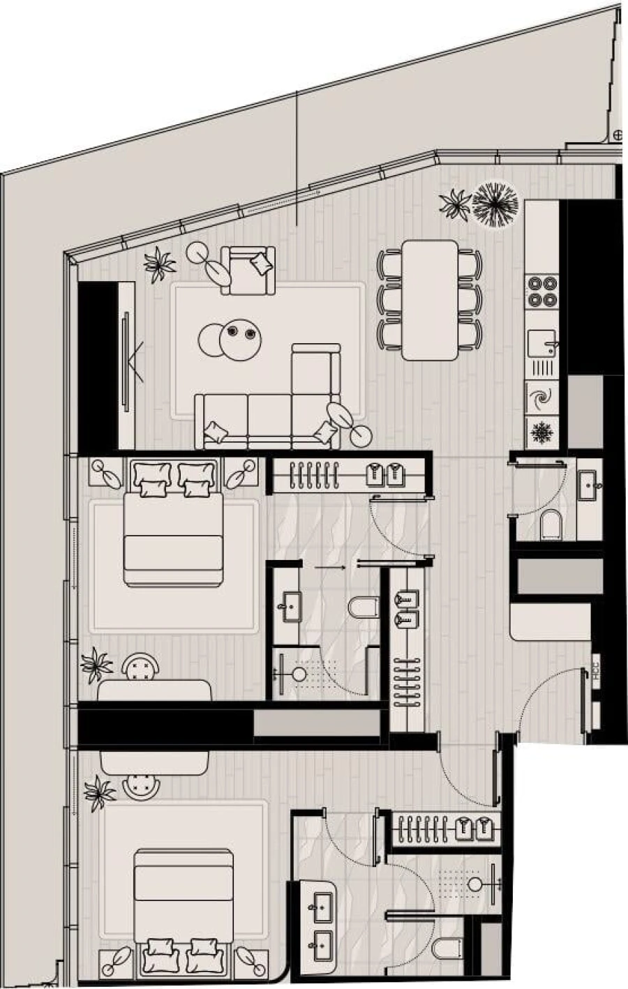 2 BR — 2 BEDROOM