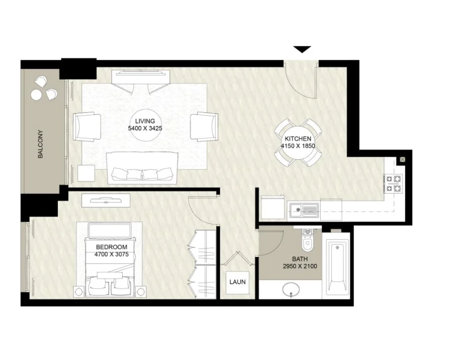 1 BR — 1 Bedroom
