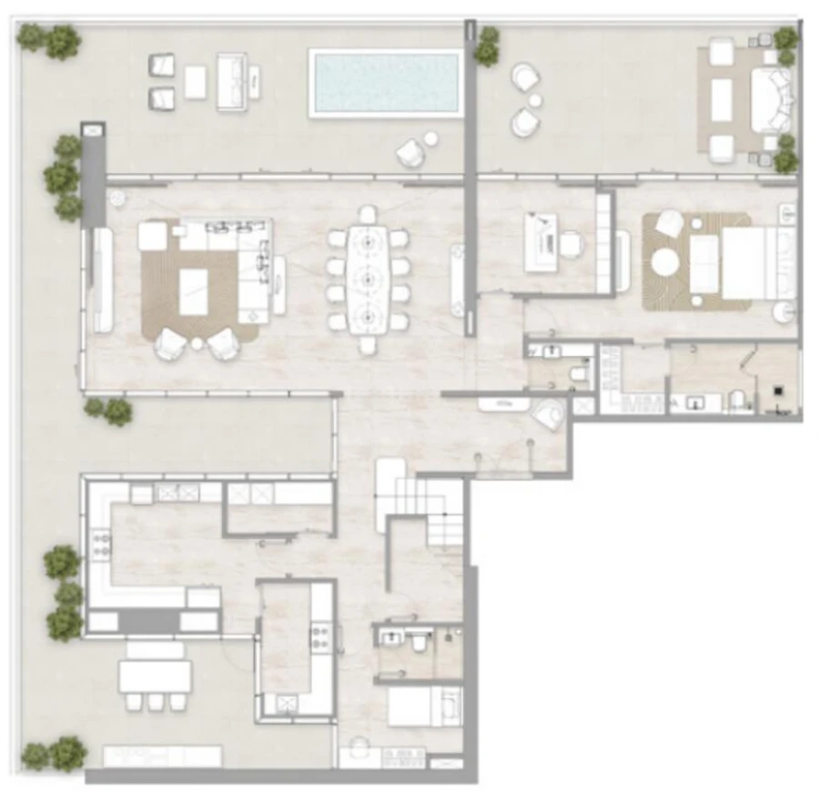 4 BR — 4 Bedroom Duplex Type 1