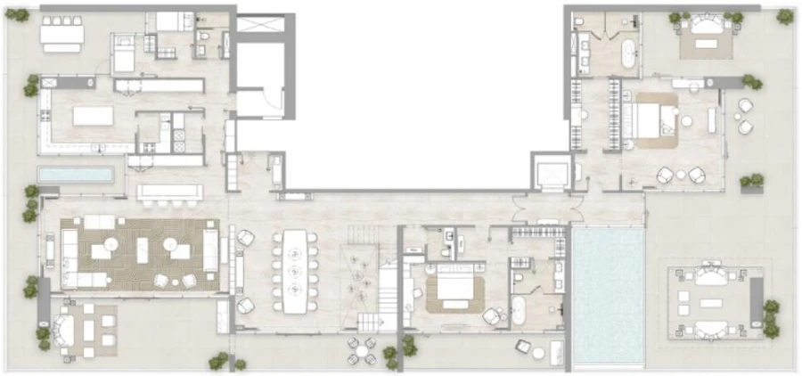 5 BR — 5 Bedroom Duplex Type 1