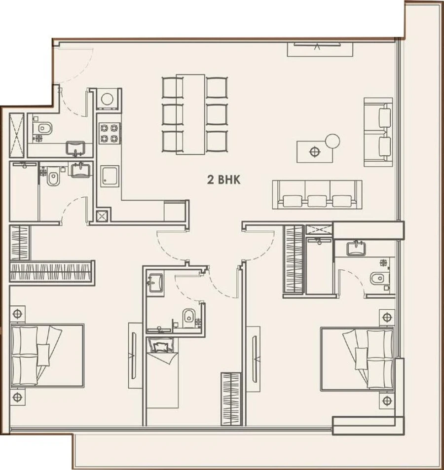 2 BR — 2 Bedroom