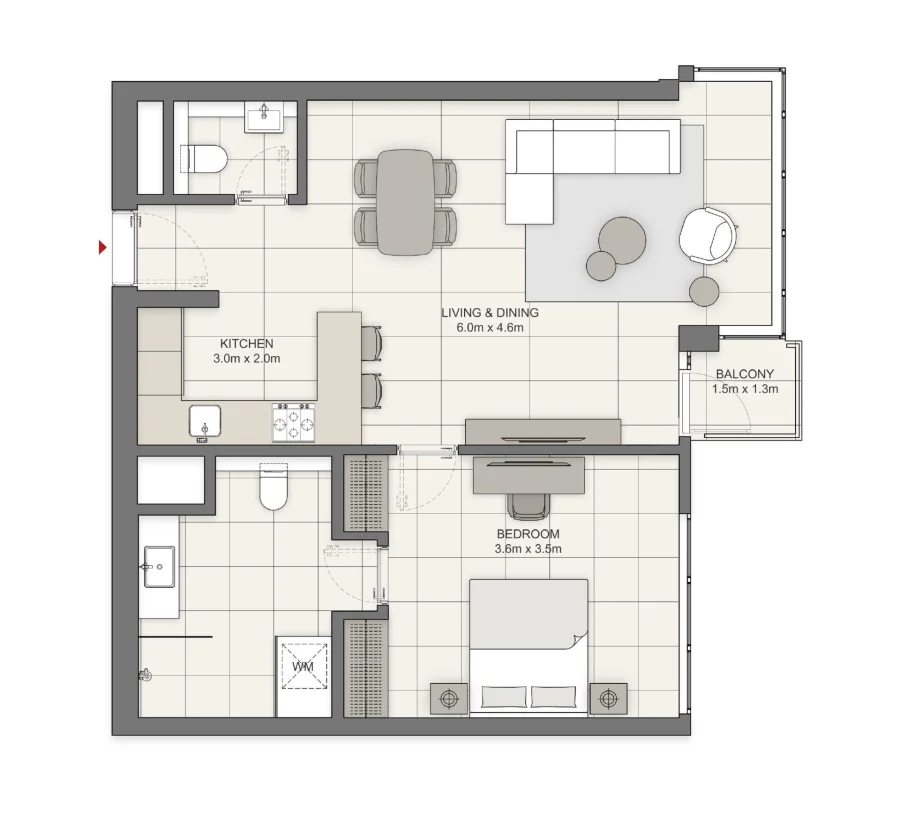 1 BR — 1Br Type G