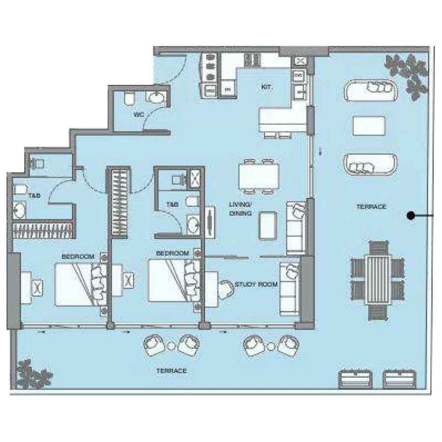 2 BR — 2 Bedroom Type 4