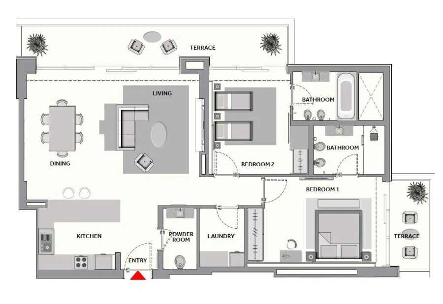 2 BR — 2 Bedroom Apartment