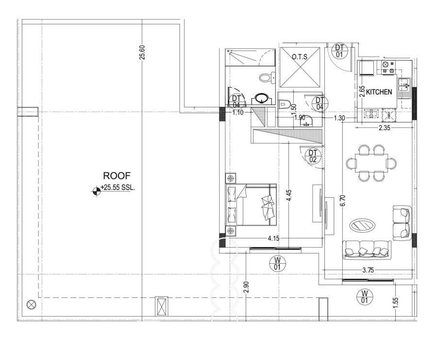1 BR — 1 Bedroom R03