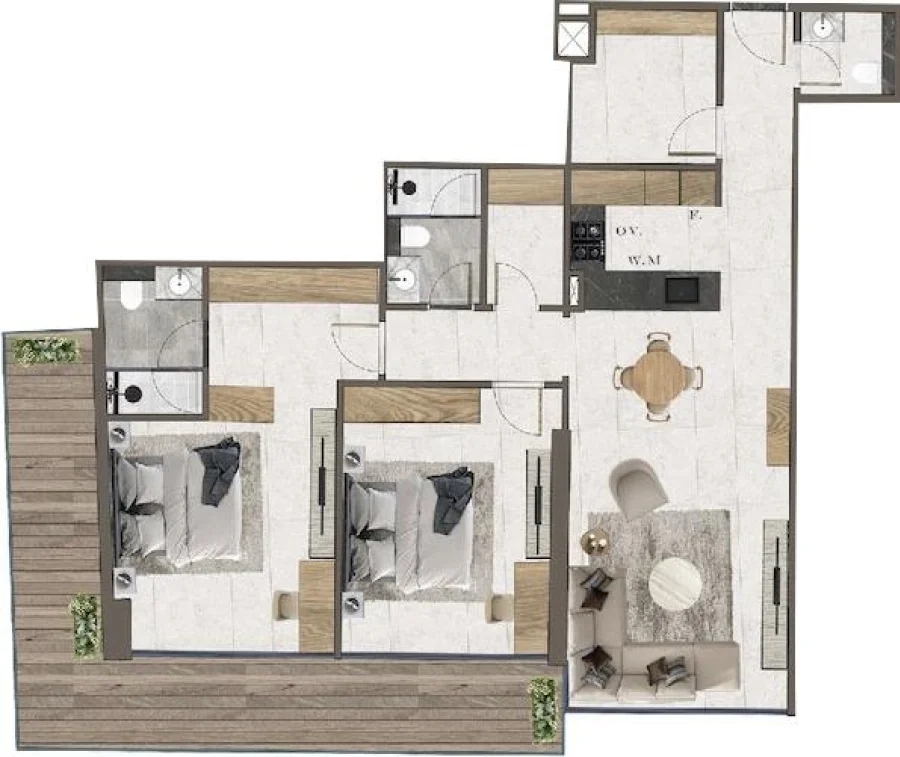 2 BR — 2 Bedroom