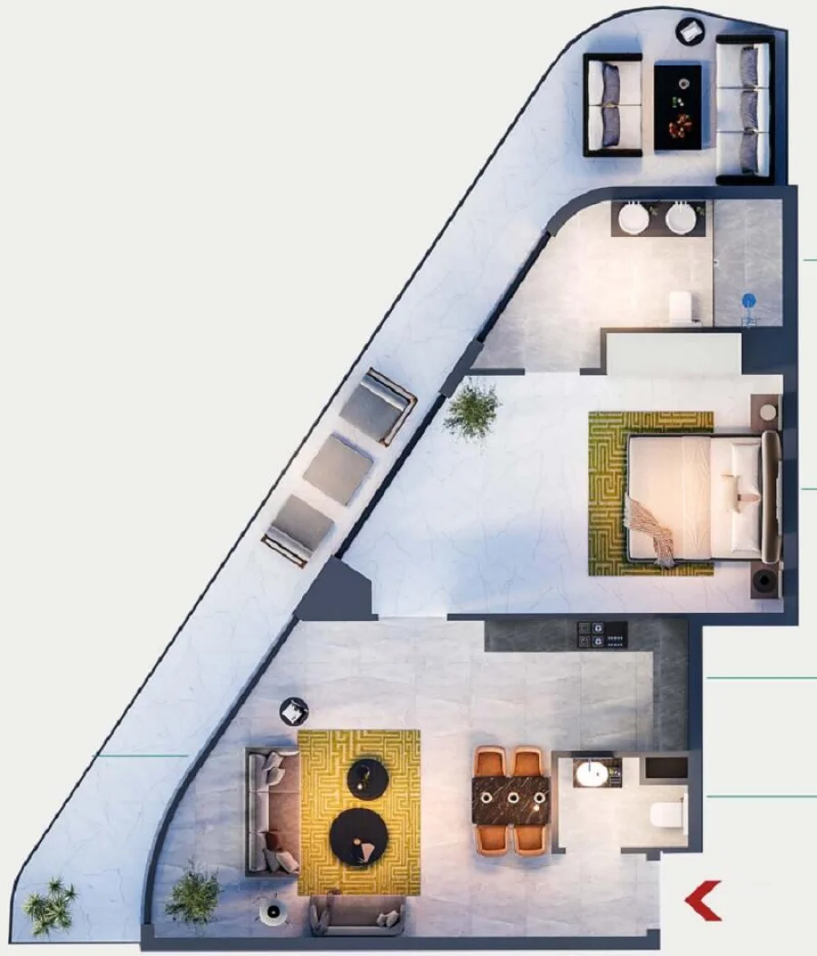 1 BR — 1 Bedroom