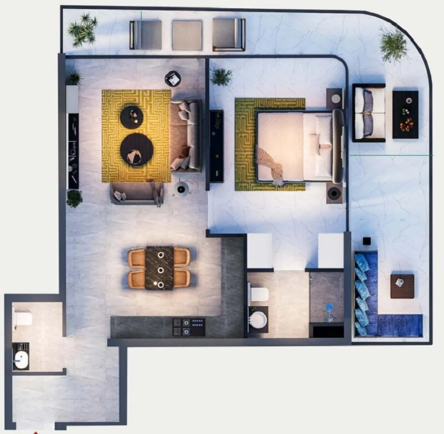 1 BR — 1 Bedroom