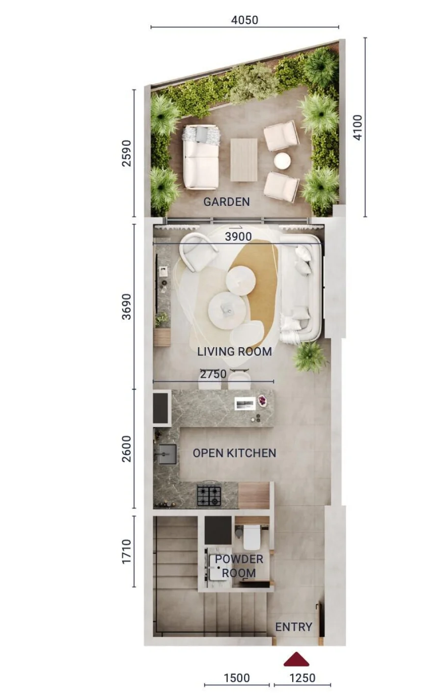 1 BR — 1 BEDROOM LOFT TYPE L