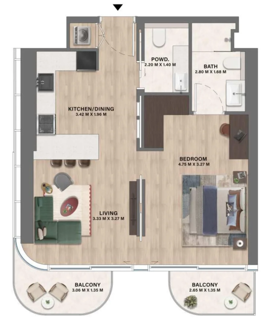 1 BR — 1 Bedroom Series 01